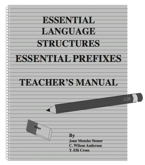 Essential Prefixes Teacher's Manual  (Grades 9 - Adult)