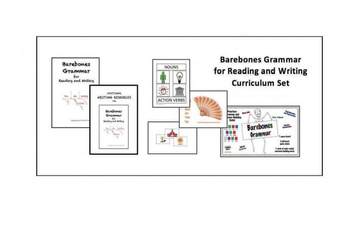 Barebones Grammar for Reading and Writing Curriculum by Wendy Stacy