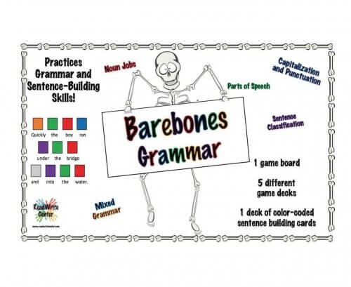 Barebones Grammar Board Game by Wendy Stacy