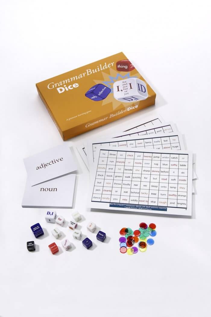 GrammarBuilder Dice Kit & Writing Sorters