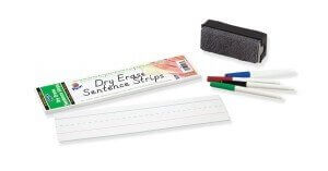 Dry Erase Sentence Strip - 3x12 30pack (white)