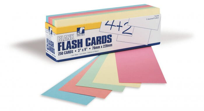 Index Cards - Assorted 3x2 1000pack