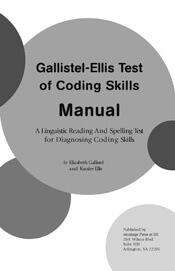 Gallistel-Ellis Test Teacher’s Manual