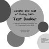 Gallistel-Ellis Student Test Booklet