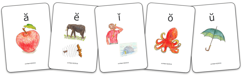 Short Vowel Cards